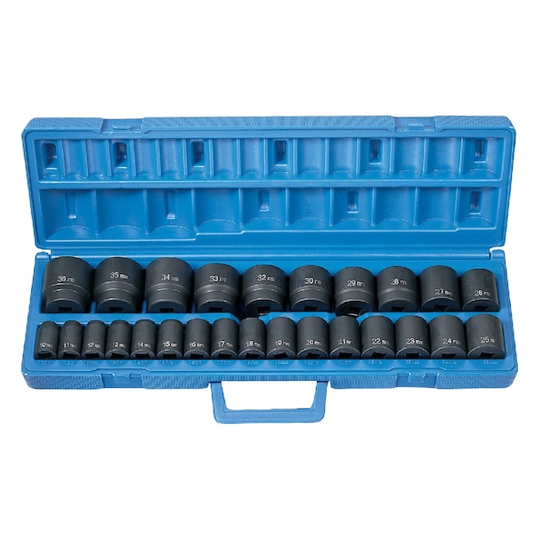 26-Pc 1/2" Dr Socket Set Standard